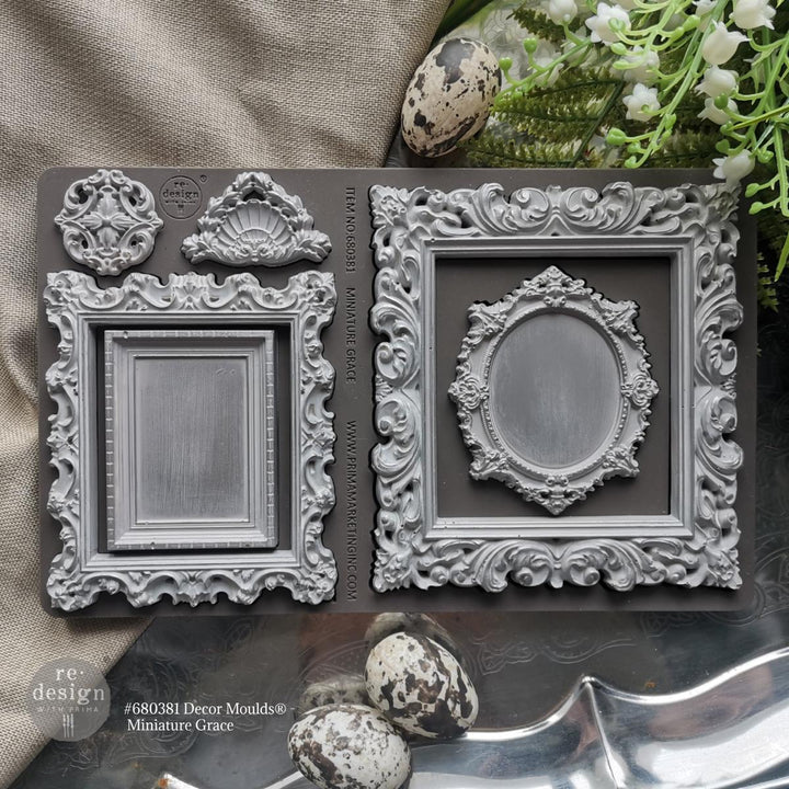 NEW! Redesign Mould - MINIATURE GRACE (5" x 8") - Rustic Farmhouse Charm