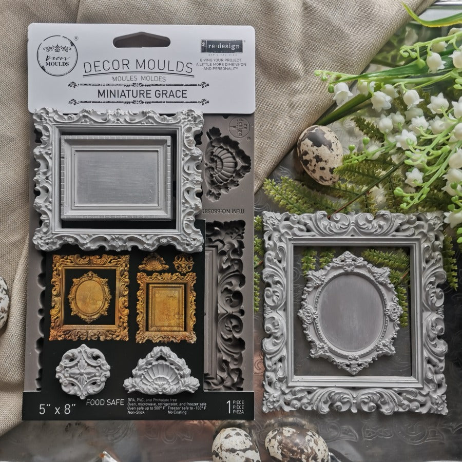 NEW! Redesign Mould - MINIATURE GRACE (5" x 8") - Rustic Farmhouse Charm