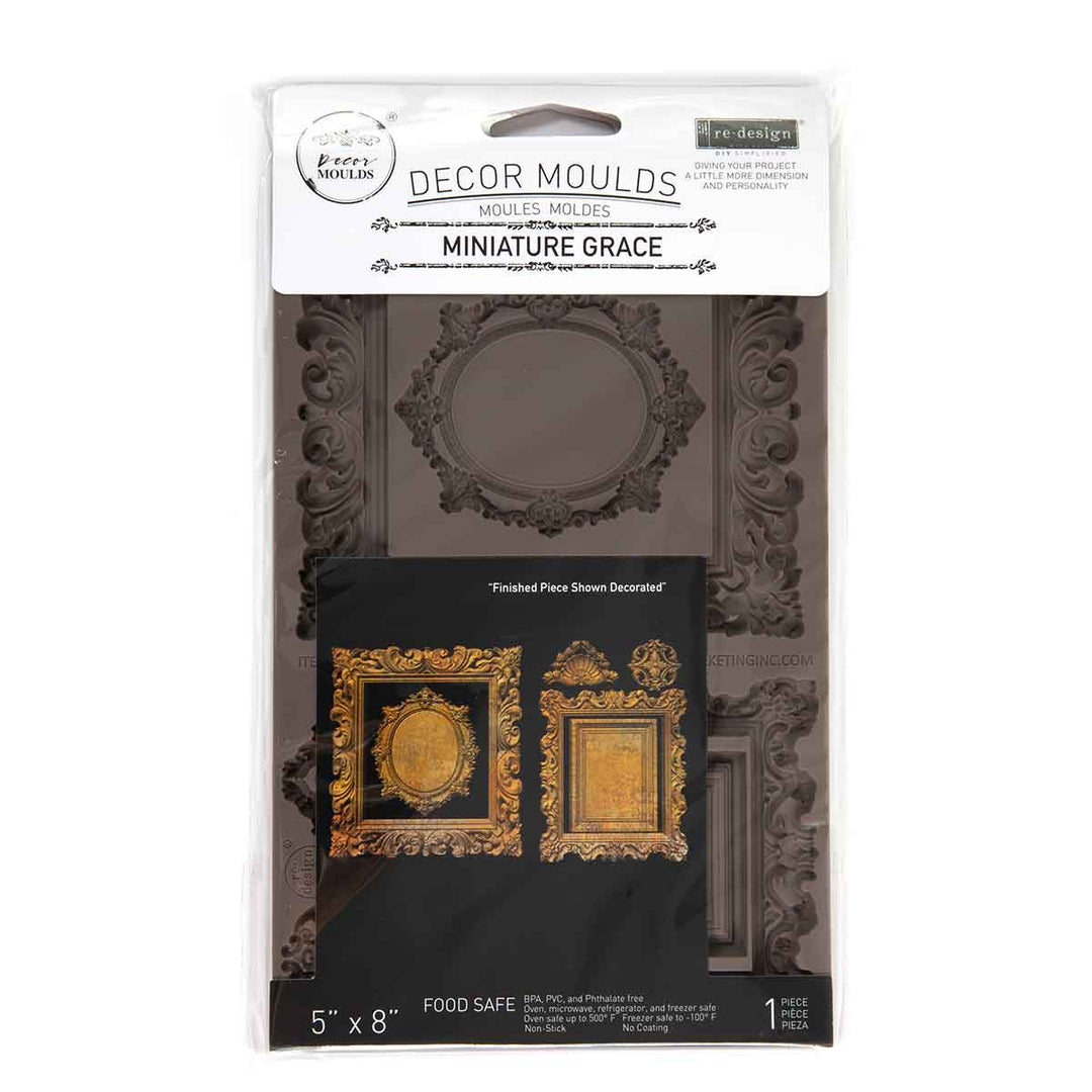 NEW! Redesign Mould - MINIATURE GRACE (5" x 8") - Rustic Farmhouse Charm