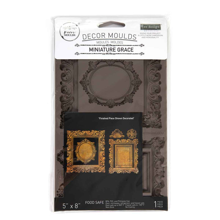 NEW! Redesign Mould - MINIATURE GRACE (5" x 8") - Rustic Farmhouse Charm