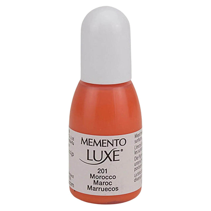 Tsukineko Memento Luxe Ink Refill - MOROCCO (great for fabrics!) 15ml