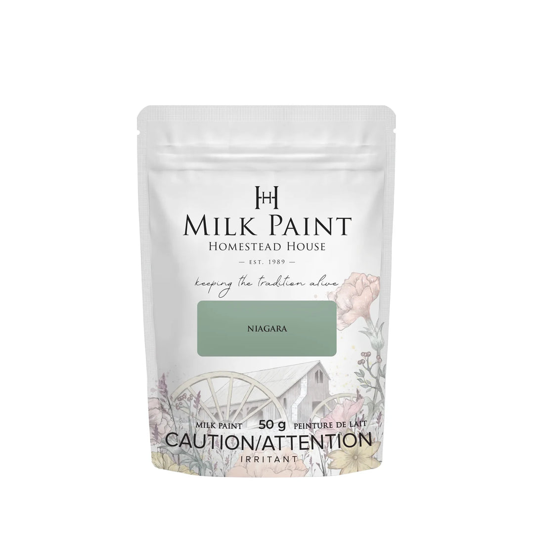 Homestead House Milk Paint - NIAGARA GREEN - Rustic Farmhouse Charm