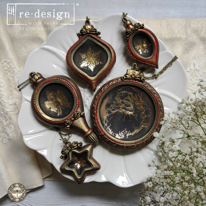 NEW! Redesign Mould - NOEL ELEGANCE (5" x 10", thicker at 12mm)
