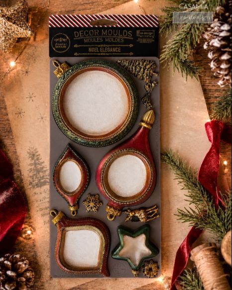 NEW! Redesign Mould - NOEL ELEGANCE (5" x 10", thicker at 12mm)