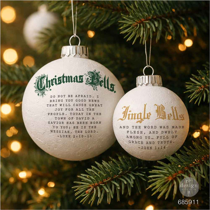 NEW! Redesign Middy Transfer - NOEL IN SCRIPT (3+1 sheets, each 21.59cm x 27.94cm)