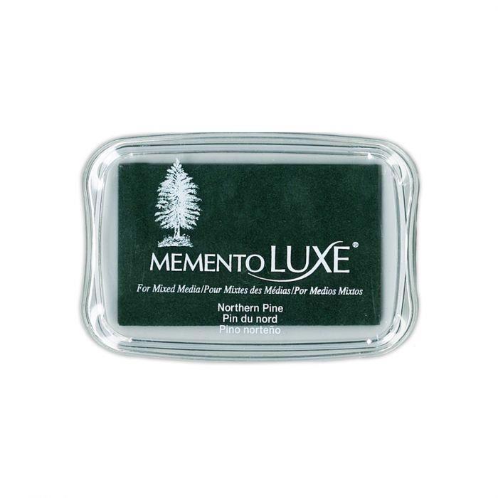 Tsukineko Memento Luxe Ink Pad - NORTHERN PINE (great for fabrics!)