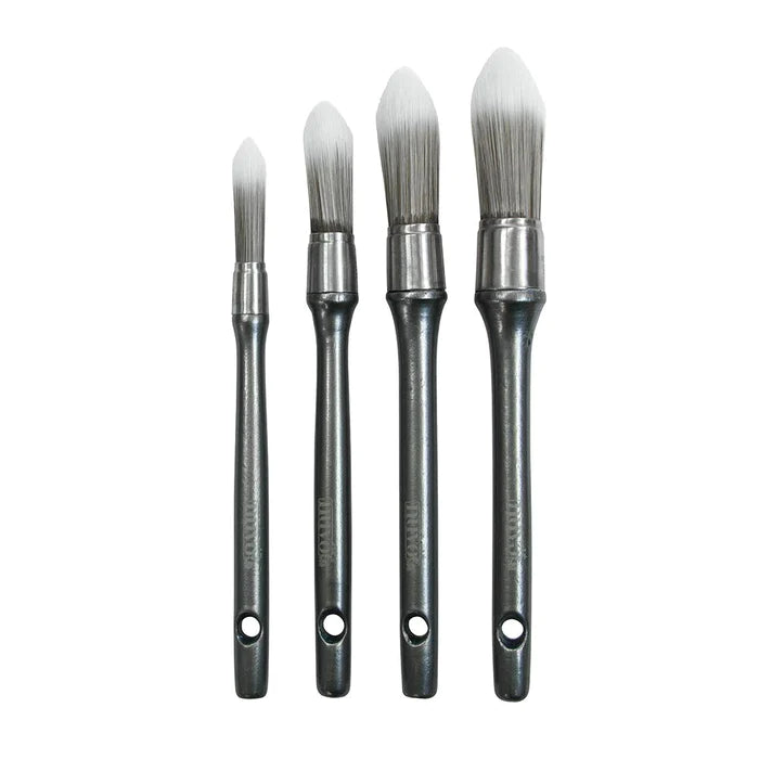 Nuvo Stencil Brushes (Pack of 4) - Rustic Farmhouse Charm