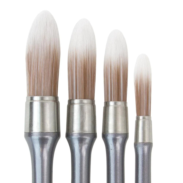 Nuvo Stencil Brushes (Pack of 4) - Rustic Farmhouse Charm