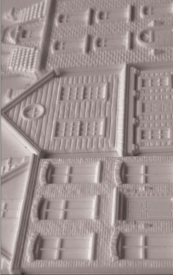 NEW! IOD Mould - OLD COLCHESTER ROAD (6"x10", 15.24cm x 25.4cm)