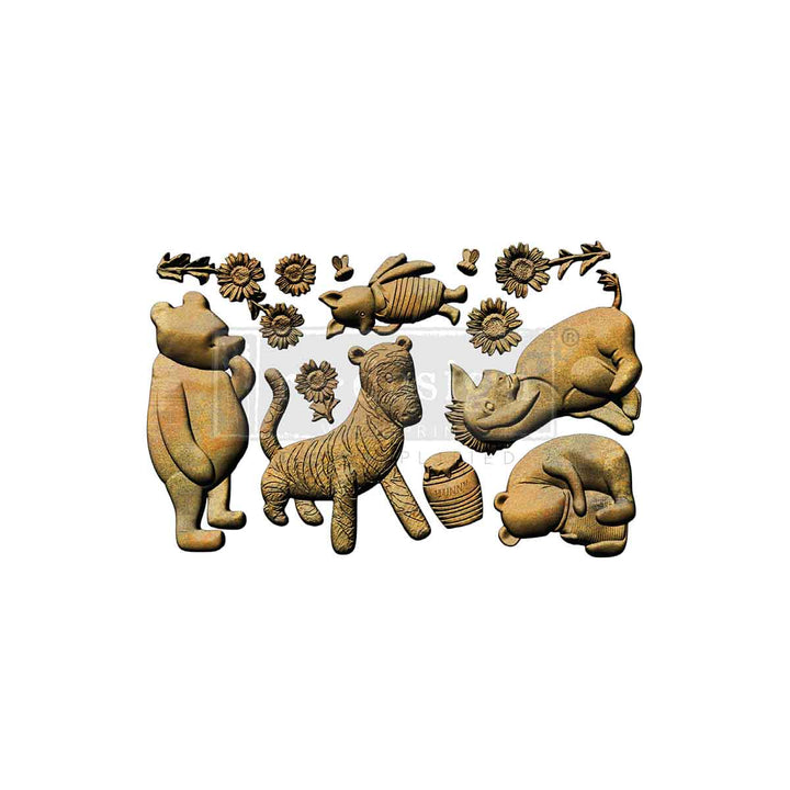 NEW! Redesign Mould - OLDE BEAR LANE (5" x 8") - Rustic Farmhouse Charm