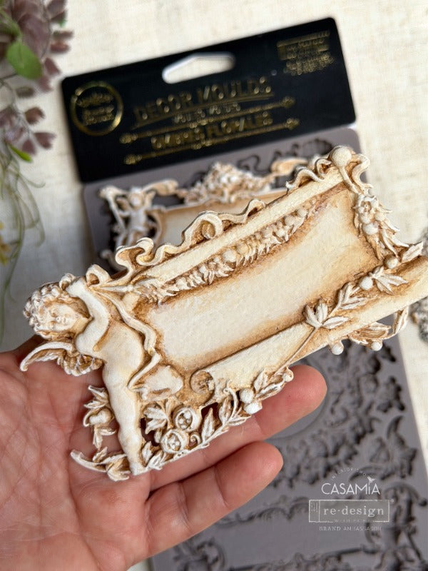NEW! Redesign Mould - OMBRES FLORALES (5" x 8") - Rustic Farmhouse Charm