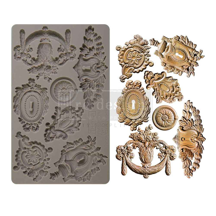 NEW! Redesign Mould - OPULENT (5" x 8") - Rustic Farmhouse Charm