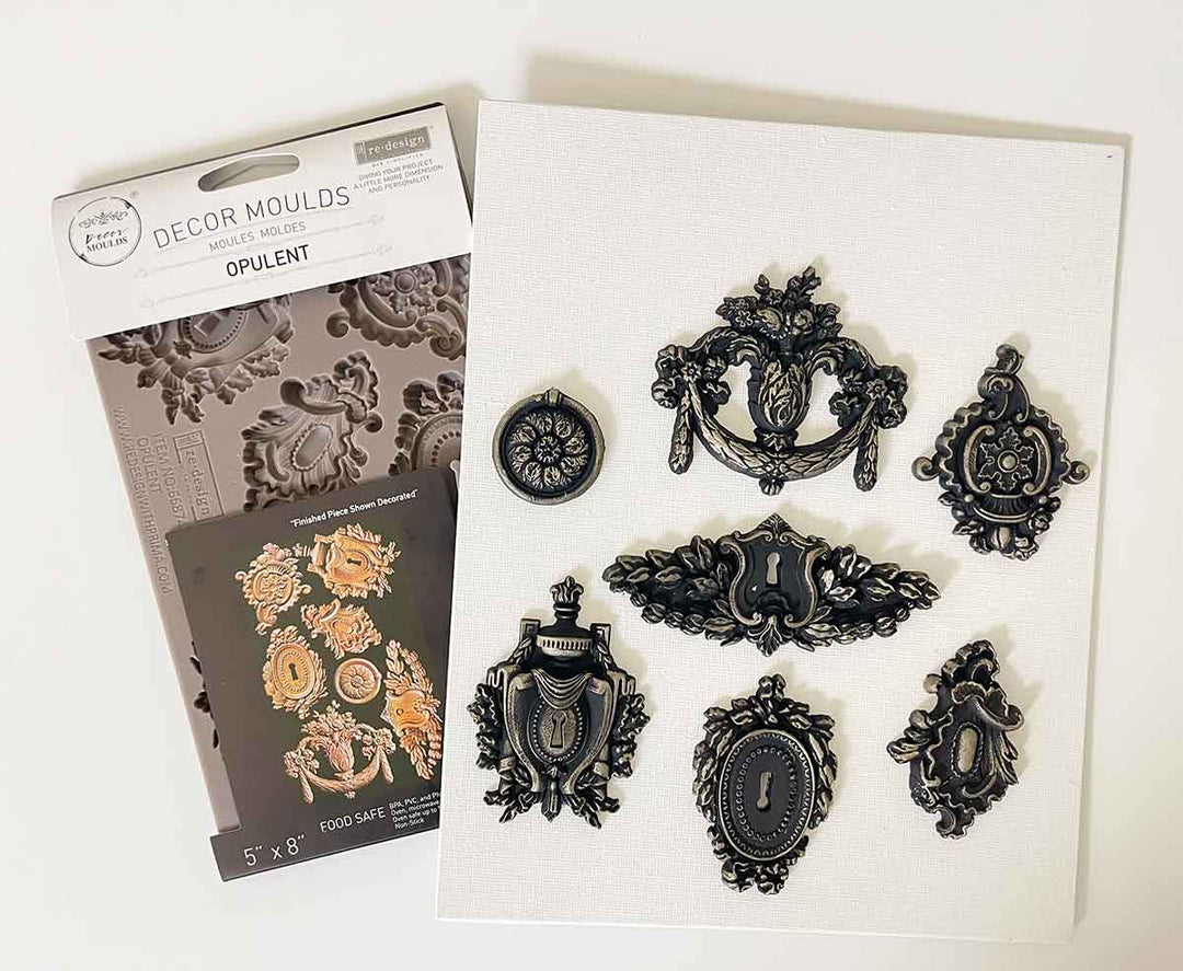NEW! Redesign Mould - OPULENT (5" x 8") - Rustic Farmhouse Charm