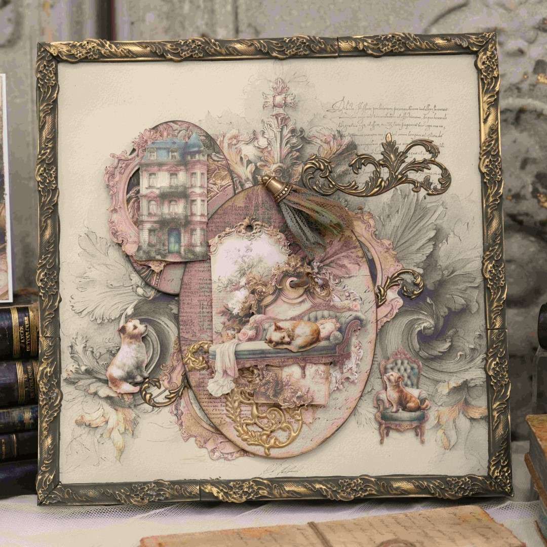 LaBlanche 3D Mixed Media Stickers - ORNAMENTS 1 (21cm x 29.5cm)