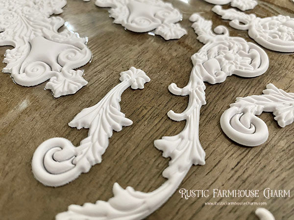 LaBlanche 3D Mixed Media Stickers - ORNAMENTS 1 (21cm x 29.5cm)