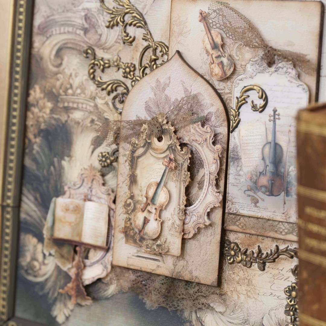 LaBlanche 3D Mixed Media Stickers - ORNAMENTS 2 (21cm x 29.5cm)