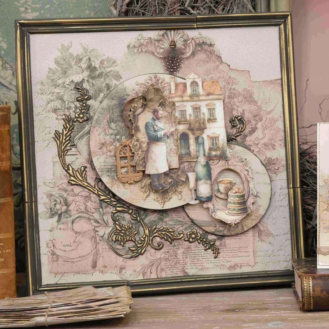 LaBlanche 3D Mixed Media Stickers - ORNAMENTS 4 (21cm x 29.5cm)
