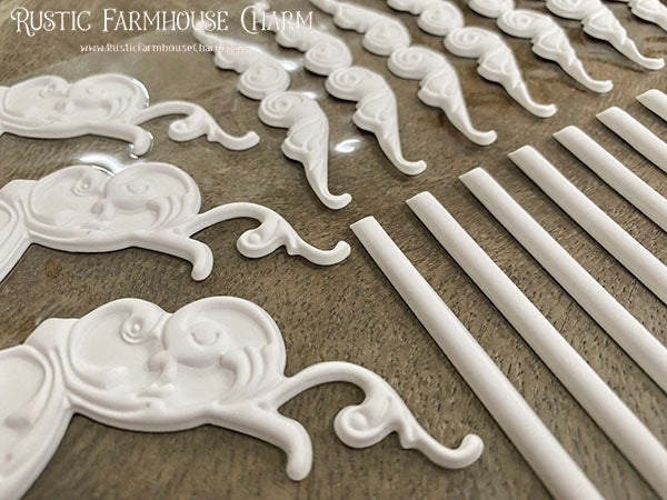 LaBlanche 3D Mixed Media Stickers - ORNAMENTS 4 (21cm x 29.5cm)