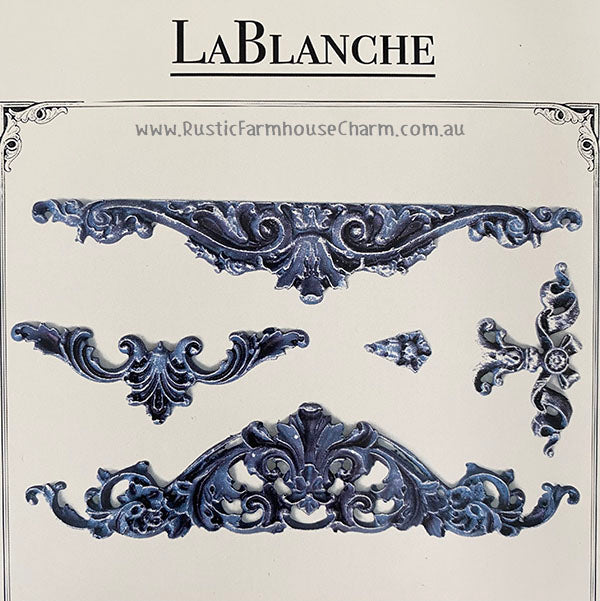 LaBlanche Mould - ORNAMENT ESTELLE (12.7 cm x 20.3 cm) - Rustic Farmhouse Charm