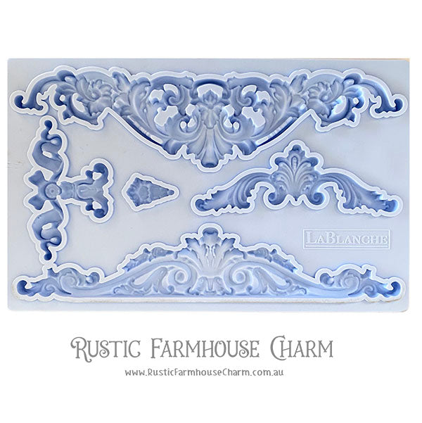 LaBlanche Mould - ORNAMENT ESTELLE (12.7 cm x 20.3 cm) - Rustic Farmhouse Charm