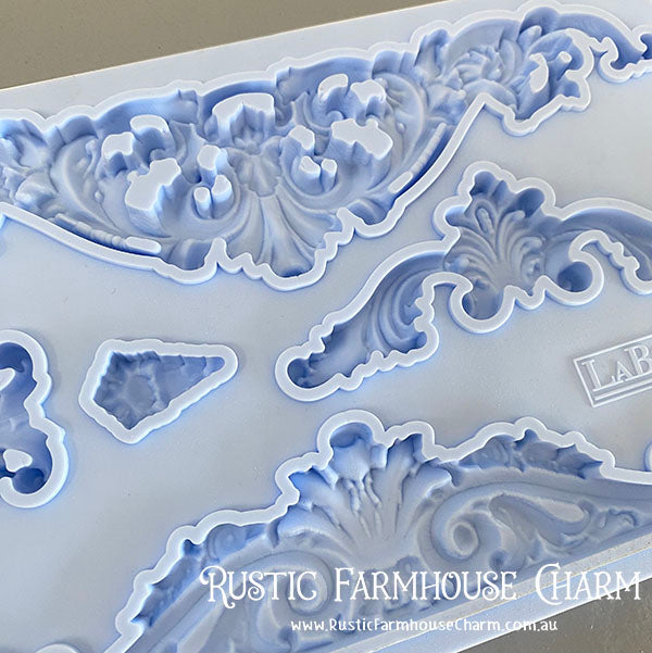 LaBlanche Mould - ORNAMENT ESTELLE (12.7 cm x 20.3 cm) - Rustic Farmhouse Charm