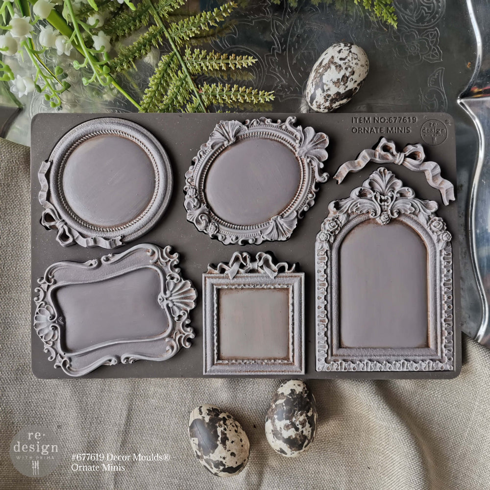 NEW! Redesign Mould - ORNATE MINIS (5" x 8") - Rustic Farmhouse Charm