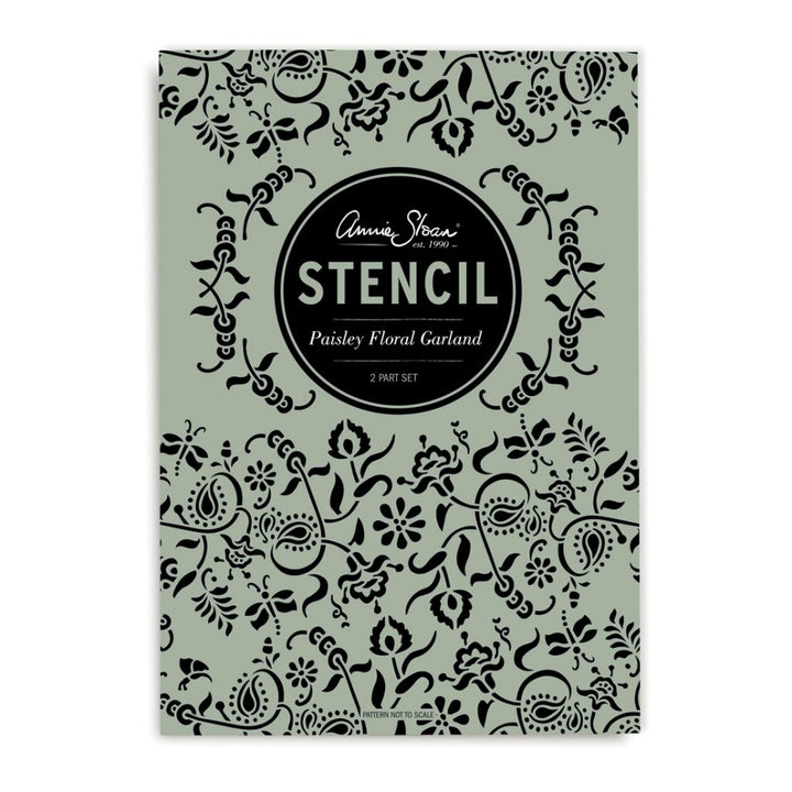Annie Sloan Stencil Set - PAISLEY FLORAL GARLAND