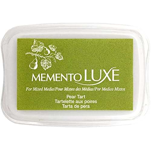 Tsukineko Memento Luxe Ink Pad - PEAR TART (great for fabrics!)