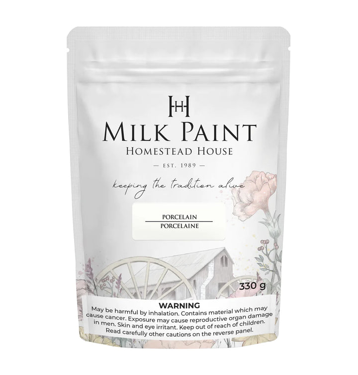Homestead House Milk Paint - PORCELAIN - Rustic Farmhouse Charm