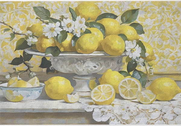 Decoupage Tissue Paper - Provence Lemons
