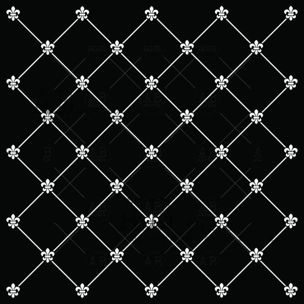 ABstudio Stencil - QUEEN ID-380 (20cmx20cm) - Rustic Farmhouse Charm