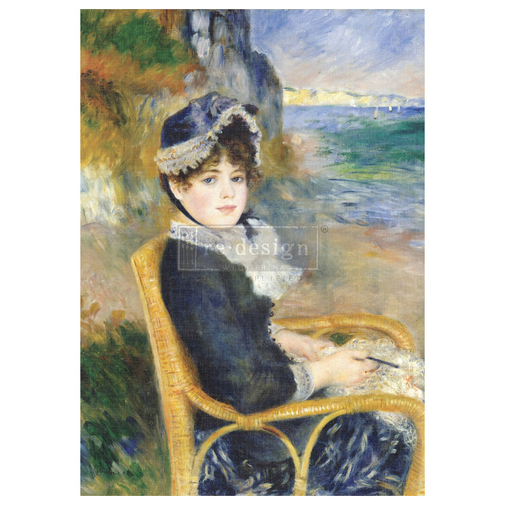 Redesign A1 Decoupage Rice Paper - RIVIERA (59.44cm x 84.07cm) - Rustic Farmhouse Charm