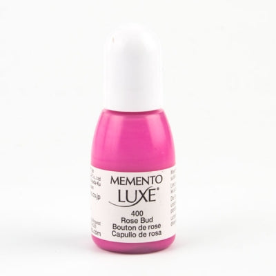 Tsukineko Memento Luxe Ink Refill - ROSE BUD (great for fabrics!) 15ml