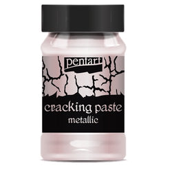 ROSE GOLD Metallic Cracking Paste by Pentart 100ml - Rustic Farmhouse Charm