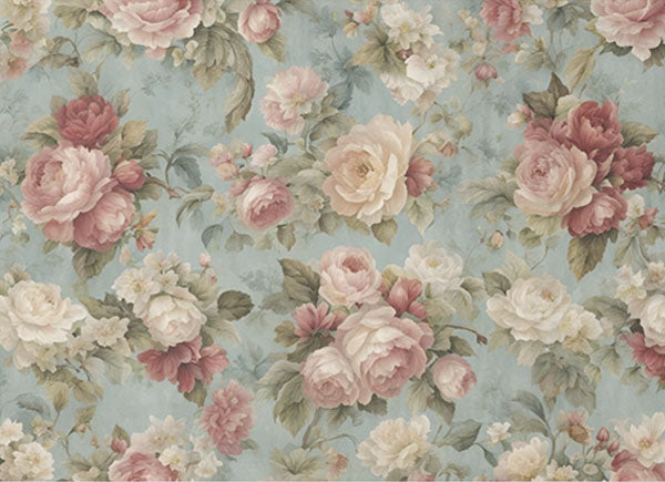 Decoupage Tissue Paper - Rose Garden Romance (53.34cm x 73.66cm)