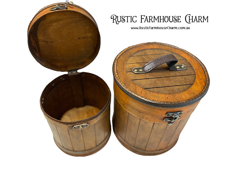 Wooden Round Box (Plain)
