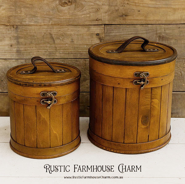 Wooden Round Box (Plain)