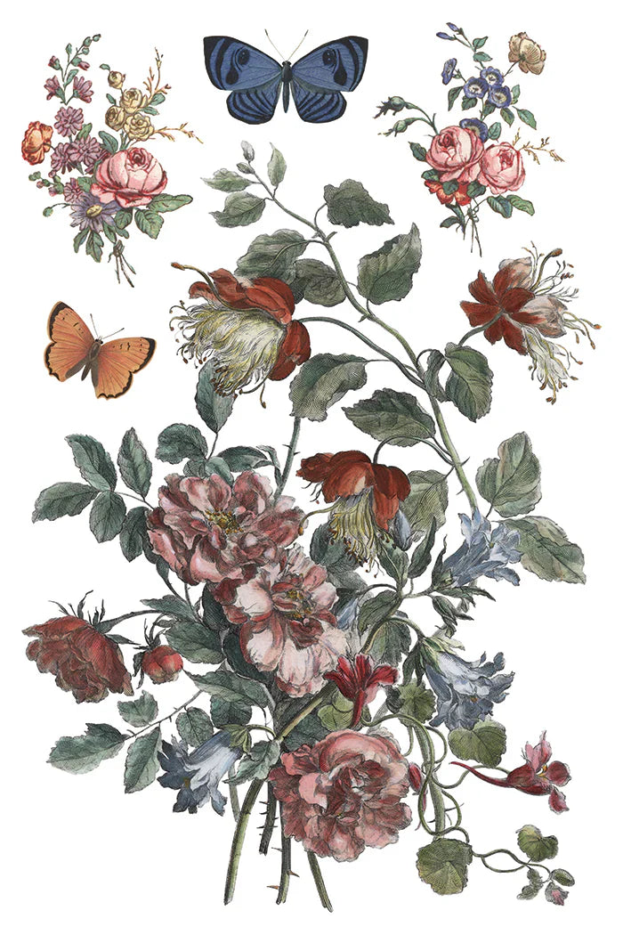 NEW! IOD Transfer Pad - SAINT OUEN (set of eight 8"x12" sheets) - Rustic Farmhouse Charm