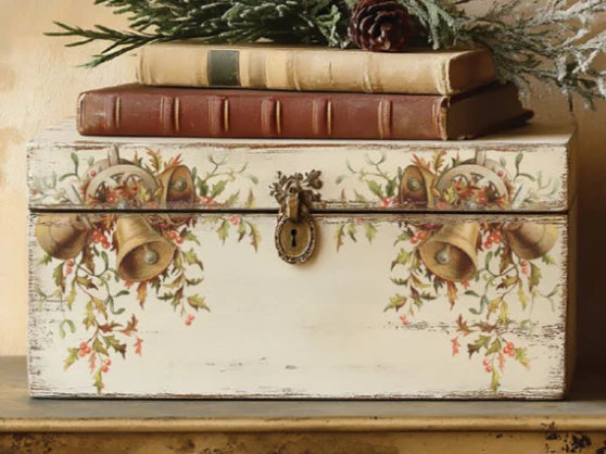 NEW! IOD Transfer Pad - SANTA'S HOLLOW (set of eight 8"x12" sheets) - Rustic Farmhouse Charm