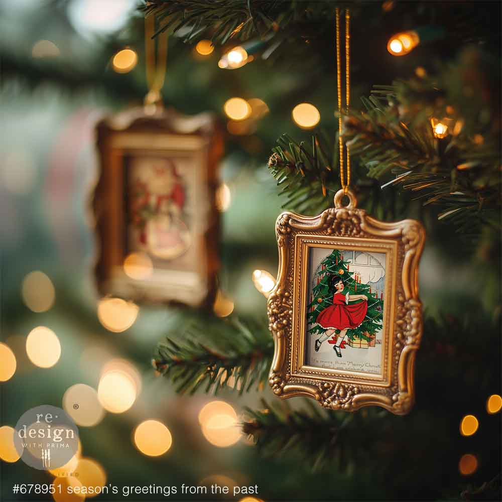 NEW! Redesign A4 Transfer -SEASON'S GREETINGS FROM THE PAST