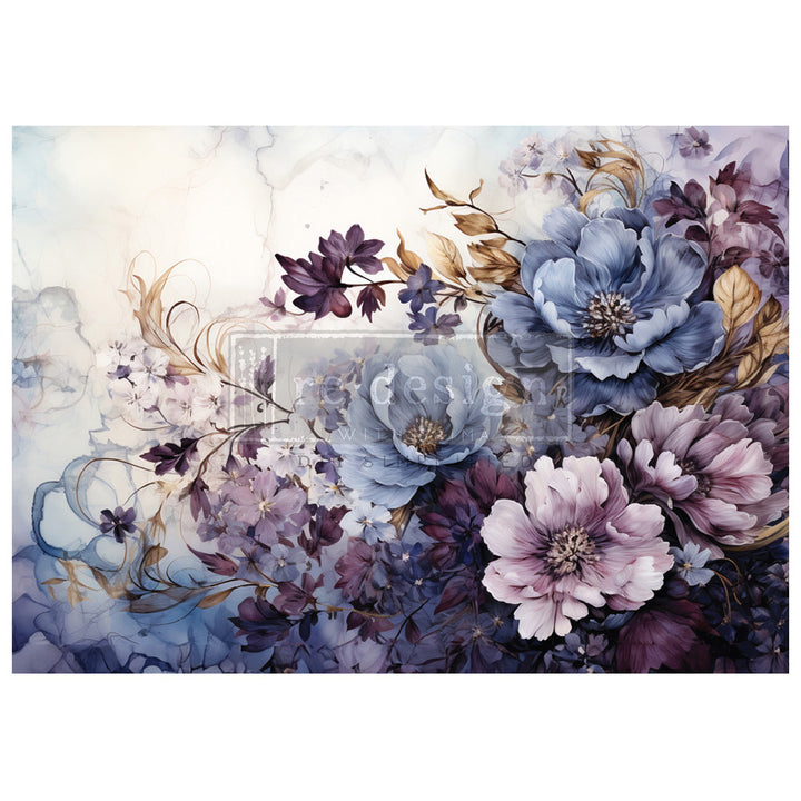 NEW! SERENE SHADOWS Redesign A1 Decoupage Fibre Paper (59.44cm x 84.07cm) - Rustic Farmhouse Charm