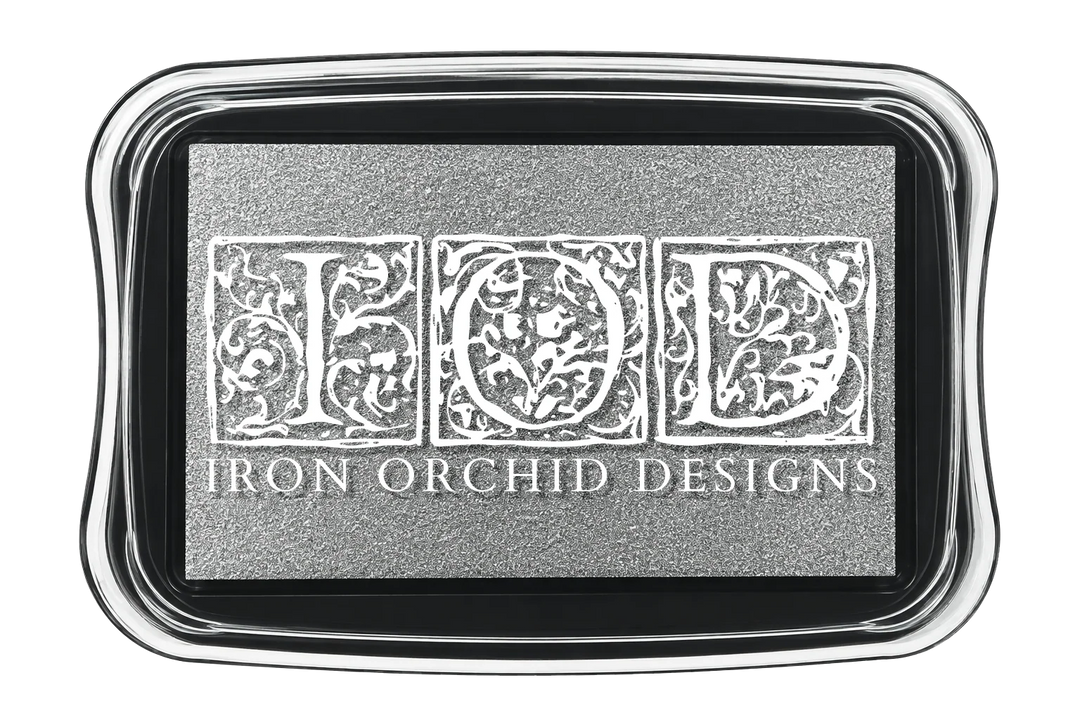 NEW! IOD Pigment Ink Pad - SILVER SPARKLE