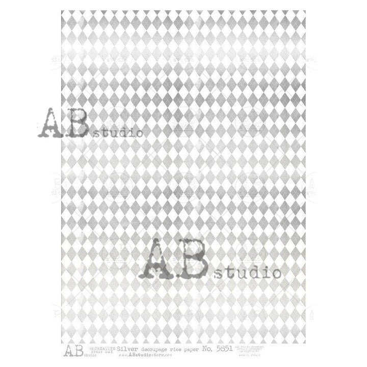 ABstudio Rice Paper Silver - 5851 (A4)