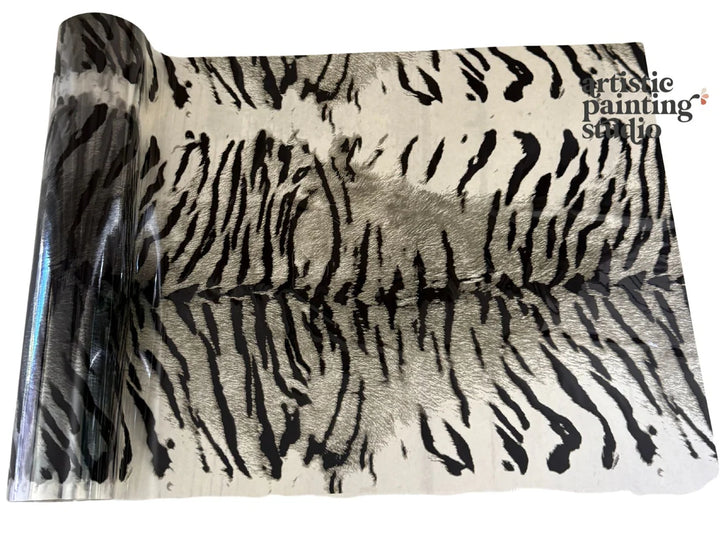 Artistic Painting Studio Metallic Foil - SNOW TIGER (Transparent) - Rustic Farmhouse Charm