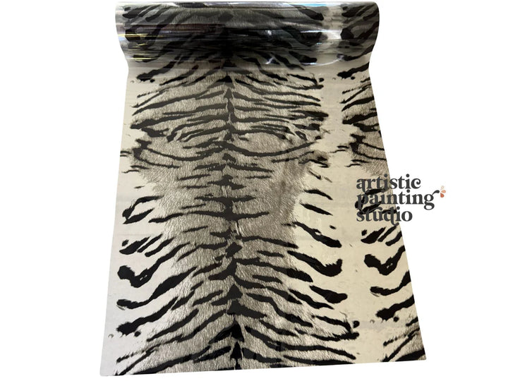 Artistic Painting Studio Metallic Foil - SNOW TIGER (Transparent) - Rustic Farmhouse Charm
