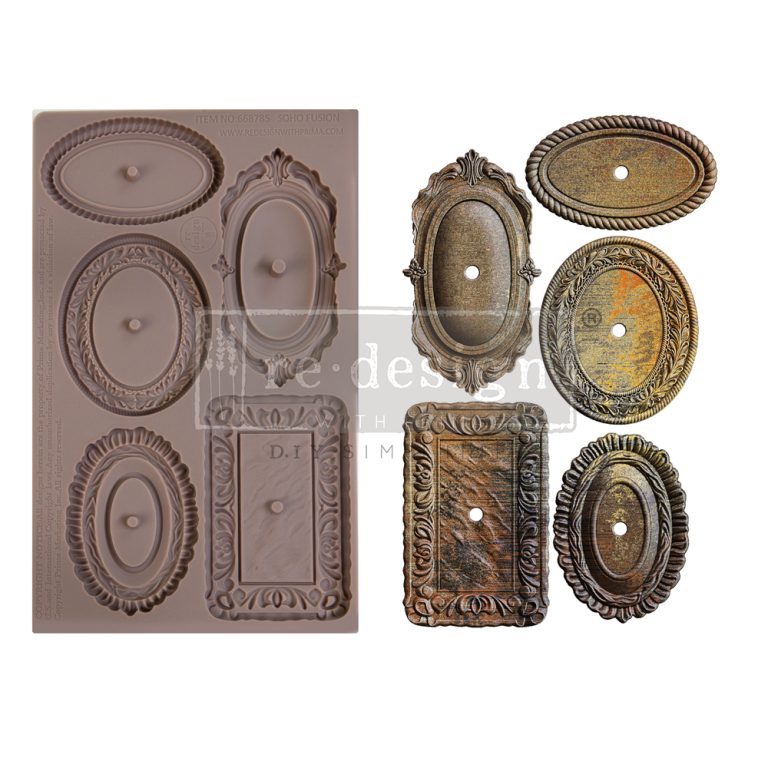 NEW! SOHO FUSION Redesign Mould - Rustic Farmhouse Charm