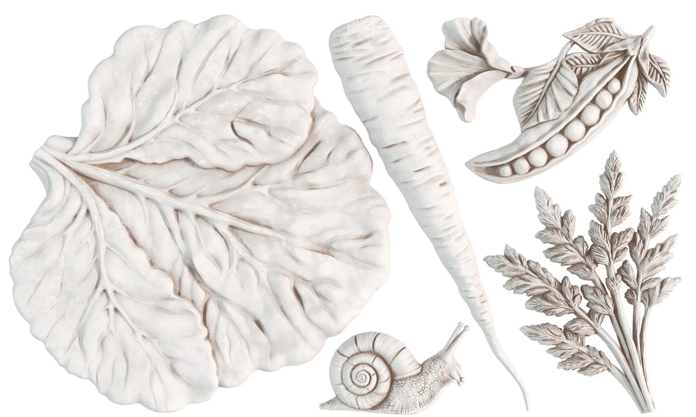 NEW! IOD Mould - SPRING GARDEN (6"x10", 15.24cm x 25.4cm) - Rustic Farmhouse Charm