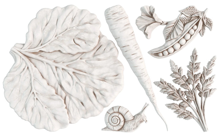 NEW! IOD Mould - SPRING GARDEN (6"x10", 15.24cm x 25.4cm) - Rustic Farmhouse Charm