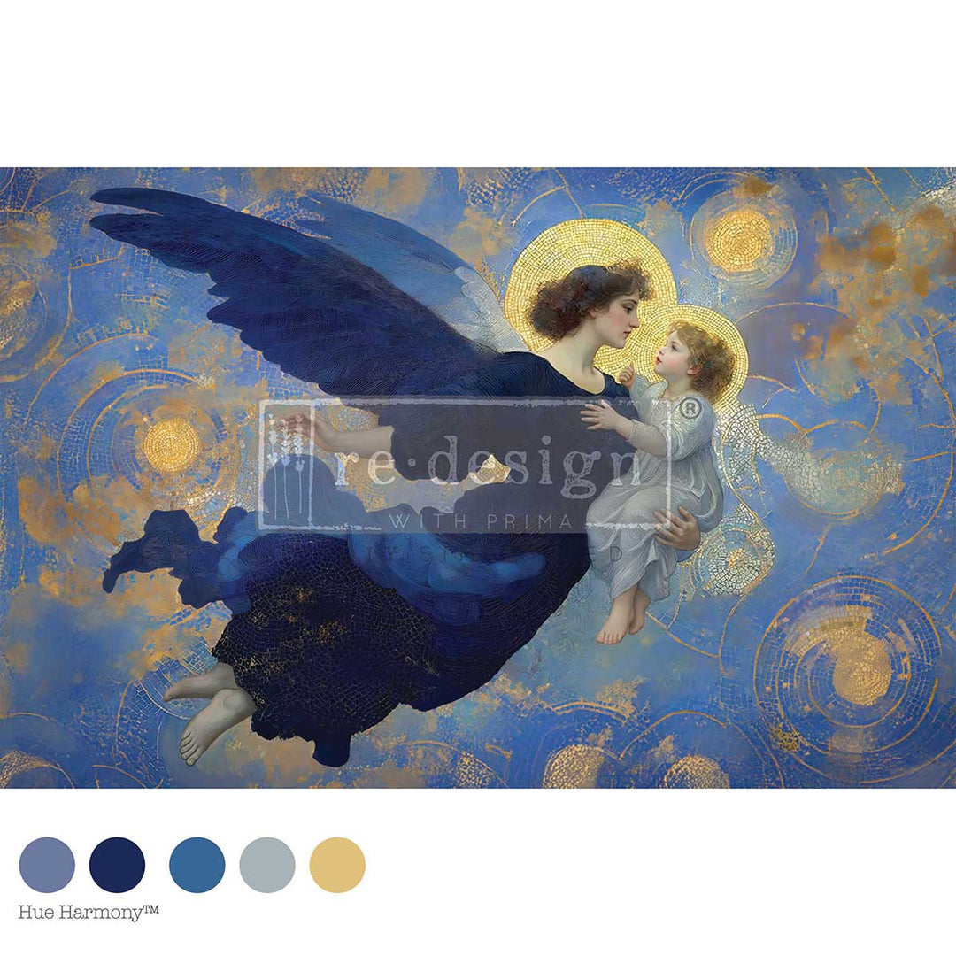 LIMITED! Redesign Decoupage Fibre - STARDUST CRADLE (49.53cm x 76.2cm)