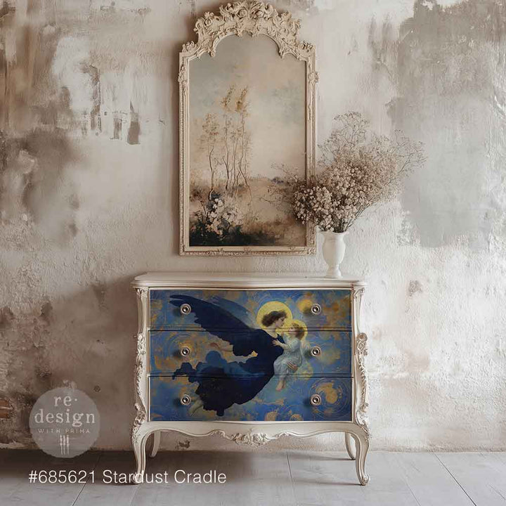 LIMITED! Redesign Decoupage Fibre - STARDUST CRADLE (49.53cm x 76.2cm)